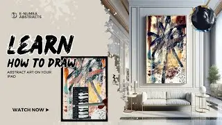How to Draw Abstract Art on Your iPad | Digital Art Tutorial @InfinitePainter