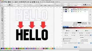 How to Fill Text in Lightburn?