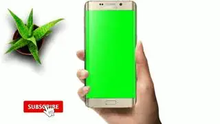 Hand Mobile Frame No Copyright || Green ScreenMobile Frame With Subscribe Button 2021