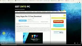 How to install Sony Vegas video editing software.