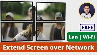 Spacedesk - How to Extend Screen on Windows 10 | Extend PC Display Over the Network ( Lan or Wi-Fi )