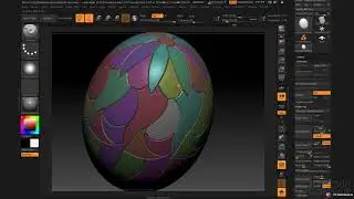 54 | ZBrush 2018 - Polygroup by Polypaint | Introduction to ZBrush