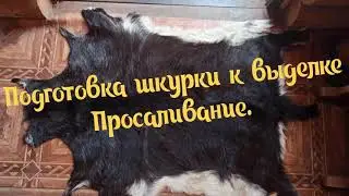 Выделка козьей шкуры-солим!