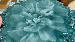 Delicate 3D Bloom recipe  #diycrafts #resincrafts