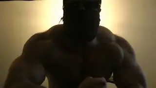 Giant Teen Bodybuilder Strikes Again Flexing Hairy Muscles @ 250 Lbs
