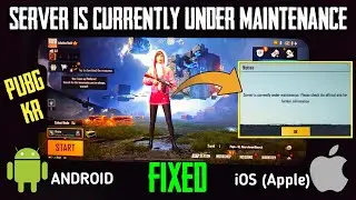 PUBG KR SERVER IS UNDER MAINTENANCE ANDROID & IOS FIXED | PUBG KR WITHOUT VPN