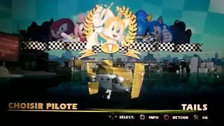 Sonic and Sega All-Stars Racing : Egg Hangar (Tails)