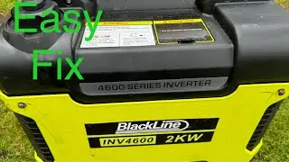 Black line Inverter Starting INVProblem 4600