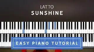 Latto ft. Lil Wayne and Childish Gambino - Sunshine EASY PIANO TUTORIAL