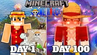 I Survived One Piece Minecraft For 100 DAYS... This is What Happened
