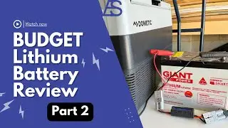 How long will a BUDGET Lithium Battery run a fridge for? 12V GiantPower 100Ah LiFePO4 PART 2