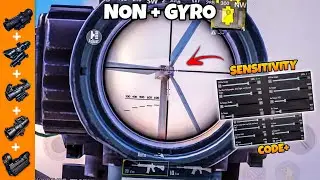 🔥BGMI Best Sensitivity Code 🥵 | BGMI Zero Recoil Sensitivity For All Device Working