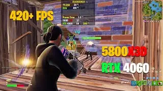 RTX 4060 & 5800X3D  - Fortnite Performance Mode in 2024