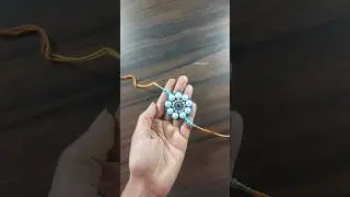 rakhi making ideas at home #youtube #shorts #diy
