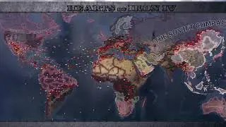 WORLD WAR 2 WITH OVER 150.000.000 DEAD Soldiers! TOTAL WAR MOD! | Hearts of Iron 4 Timelapse 4k