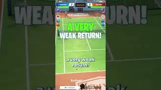 3 SECRET MOVES TO WIN 😍😍AT THE END OF THE MATCH IN TENNIS CLASH #shorts