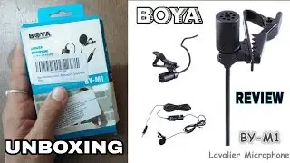 BOYA BY-M1 Lavalier Mic Review / UNBOXING II  Best Mic for You Tubers