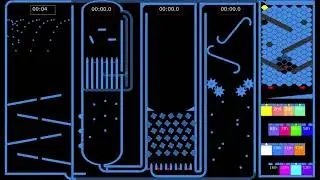 Five Stages Marble Race in Algodoo (No.005)