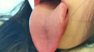 Tongue flickering