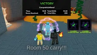 Room 50 carry *LIVE* | Anime Fighters Simulator