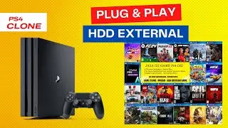 PS4 CLONE  PLAY GAMES HDD EXTERNAL