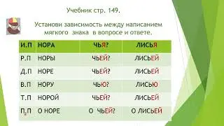 Правописание притяжательных прилагательных