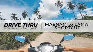 Maenam to Lamai Shortcut | Koh Samui, Thailand - [POV Motorbike]
