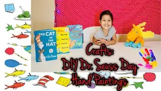 Crafts | DIY Dr. Seuss Day Hand Paintings | Avery Madelyen