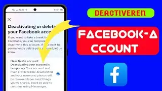 Hoe je je Facebook-account in 2024 deactiveert||Facebook deactiveren