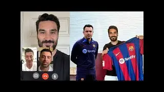 Lewandowski and Xavi welcome Gundogan to Barcelona Gundogons rection haalands reaction gundogon