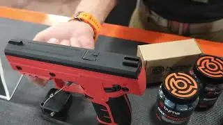 Byrna less lethal cs/pepper air pistol