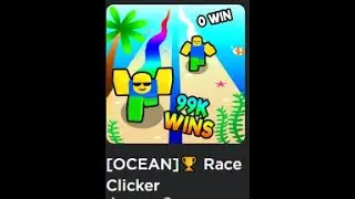 My first ever video - new Race Clicker [OCEAN] update