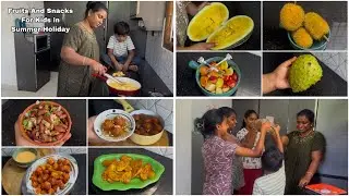 Quick and Easy Snacks & Fruits For Kids/Tasty EveningSnacks