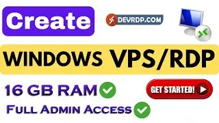 RDP Full Admin Access 16GB RAM