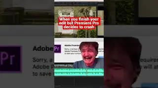 Premiere Pro Crash 