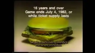 Wendy's 1982