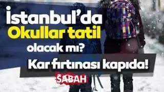 OKULLARDA SON DAKİKA.KAR NEDENİYLE OKULLARA ARA VERİLDİ.OKUL TATİLİ KAC GÜN OLACAK.VALİLİK AÇIKLADI📣