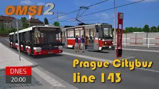 OMSI 2 ► NEW MAP ◄ Prague Citybus: line 143