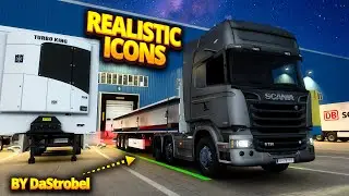 Icons Mod By DaStrobel For ETS2 1.46 | ETS2 1.46 MODS