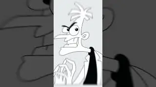 Drawing on Adobe illustrator | Dr. Heinz Doofenshmirtz | PbN