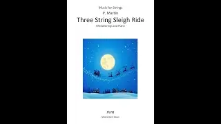 Three String Sleigh Ride - Junior Mixed Strings & Piano