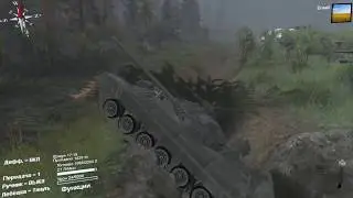 Spintires  - едем на войну в танке т-80 [rp-ситуация]