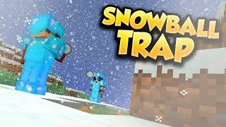 THE KNOCKBACK SNOWBALL TRAP!! (Minecraft HCF) [11]