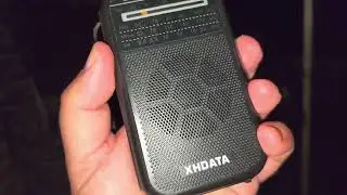CHU Canada Time signal 7850 kHz Shortwave on XHDATA D-220 on telescopic antenna