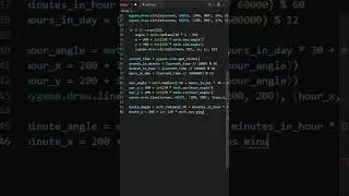 How to Create Analog Clock with Glowing Effect in Python 005 #python #pythontutorial #analogclock