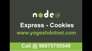 cookies in expressJS | cookie parser in node js | Hindi