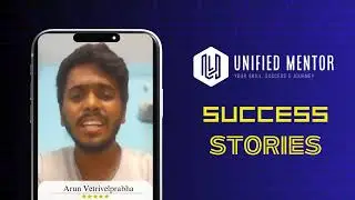 Arun Vetrivelprabha's Internship Experience at Unified Mentor