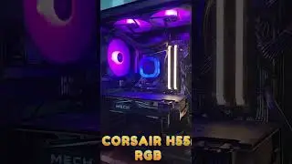 CORSAIR H55 RGB #pcs #pcgaming  #gamer #enfriamientoliquido #español #rgb #masfps