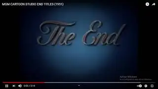 Droopy  - Daredevil Droopy End Title (1951)