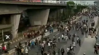 Anak STM ikut demo menyerang Gedung DPR😱😱,versi crow zero